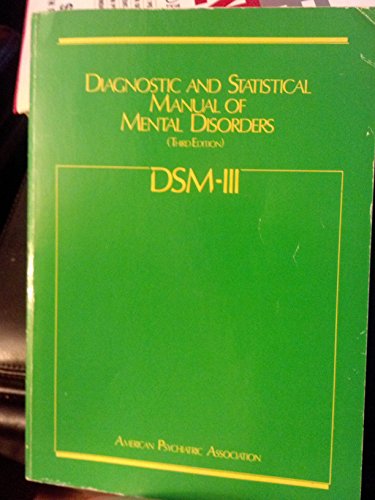 DSM-III cover — Diagnostic and Statistical Manual of Mental Disorders