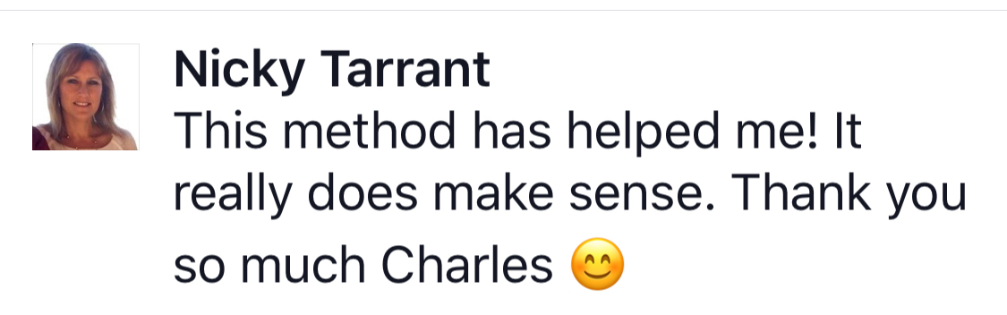 Real testimonial from a recovered client
