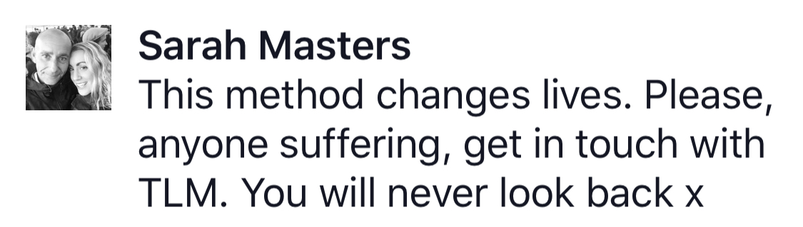 Real testimonial from a recovered client