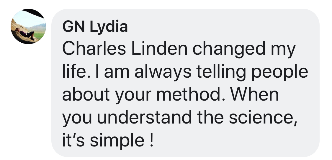 Real testimonial from a recovered client