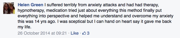 Real testimonial from a recovered client
