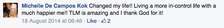 Real testimonial from a recovered client
