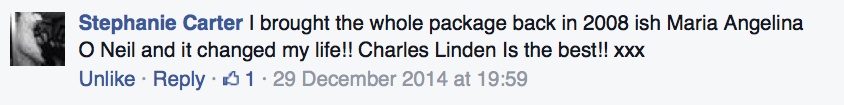 Real testimonial from a recovered client