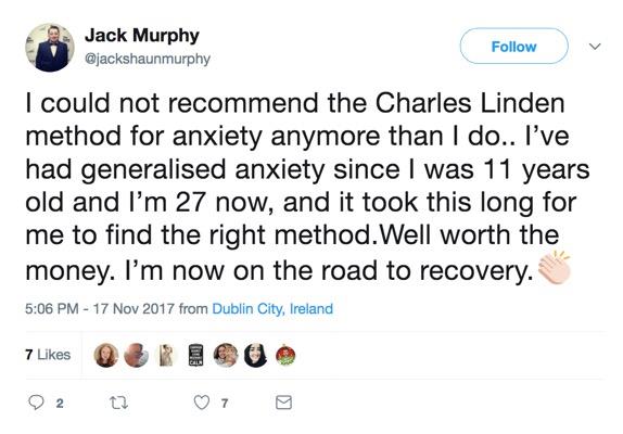 Real testimonial from a recovered client