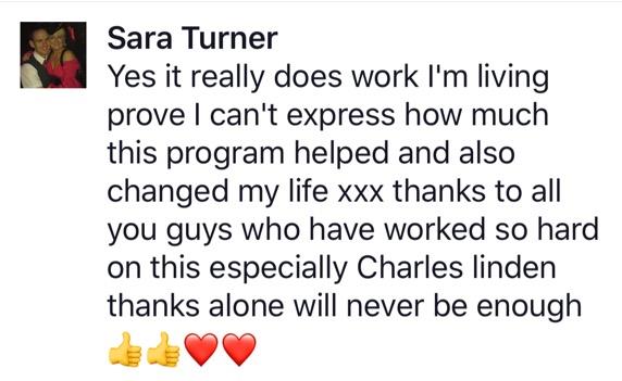 Real testimonial from a recovered client