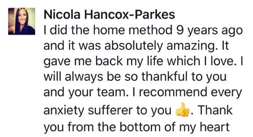 Real testimonial from a recovered client