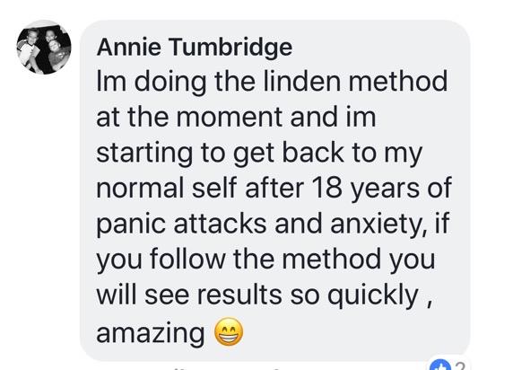 Real testimonial from a recovered client
