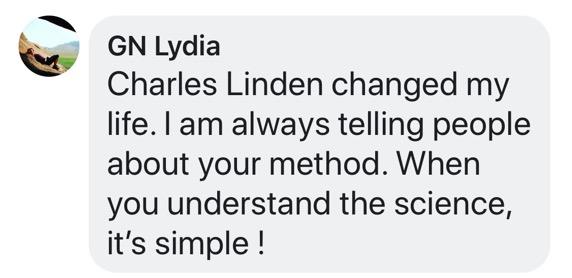 Real testimonial from a recovered client