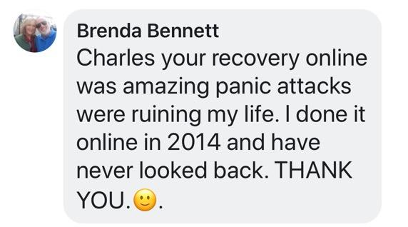 Real testimonial from a recovered client