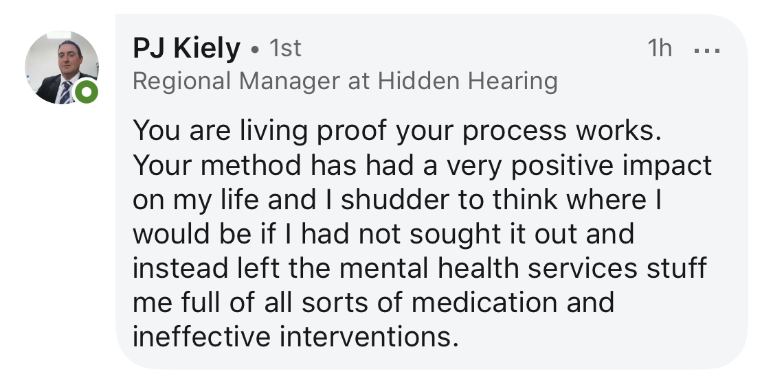 Real recovery testimonial