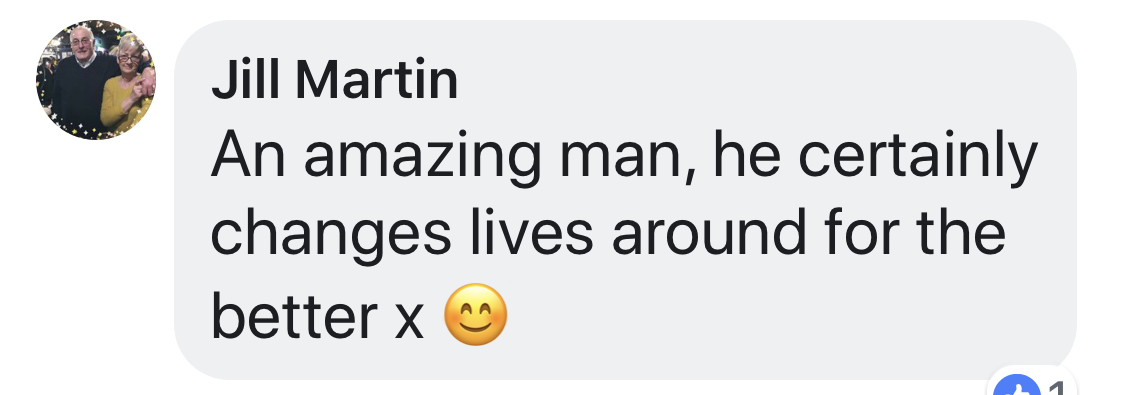 Real testimonial from a recovered client